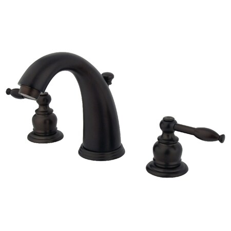 Kingston Brass KB985KL 8" Widespread Bathroom Faucet W/Retail Pop-Up, Oil Rubbed Brnz KB985KL